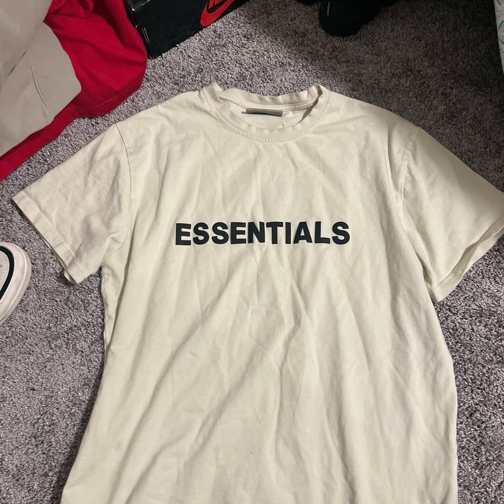 Essentials Cream T-Shirt